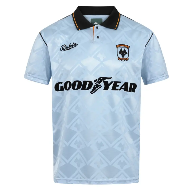 Wolverhampton Wanderers Store | Shop Official 1992 Retro BUKTA Away Shirt Wolves Gear